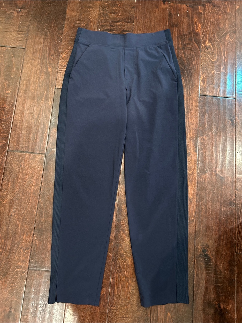 Athleta Brooklyn Mid Rise Navy Blue Jogger Pants